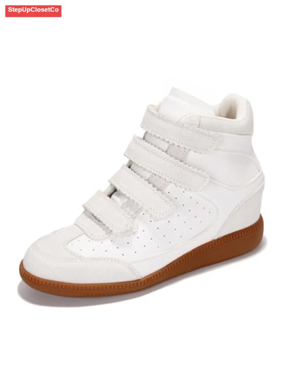 Wedge Sneakers for Women Memory Foam Lightweight Hi Top Shoes